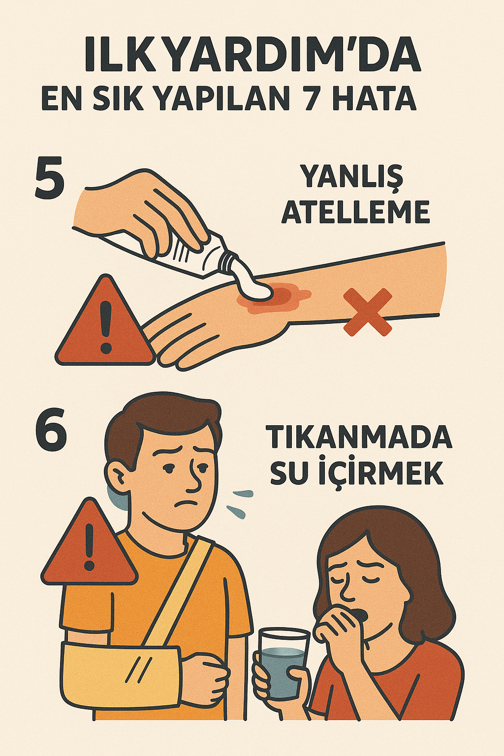 İlk Yardımda En Sık Yapılan 7 Hata !